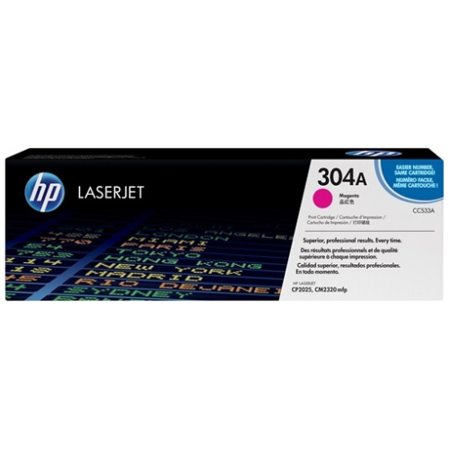 HP CC533A #304A Magenta Toner Cartridge (2,800 Yield)