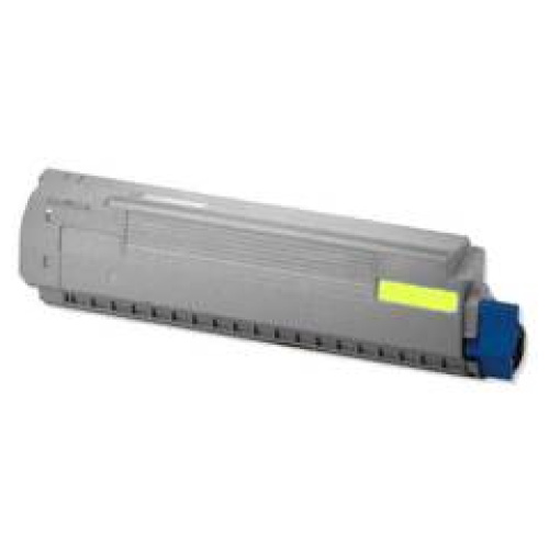 OKI 44844525 Toner Cartridge For C831N Yellow (10,000 Pages ISO)