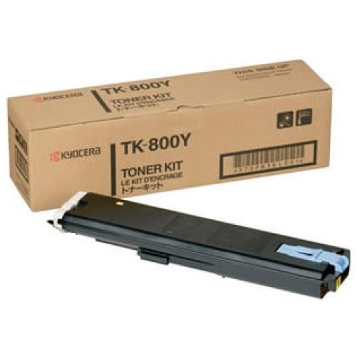 Kyocera TK-800Y Yellow Toner Cartridge