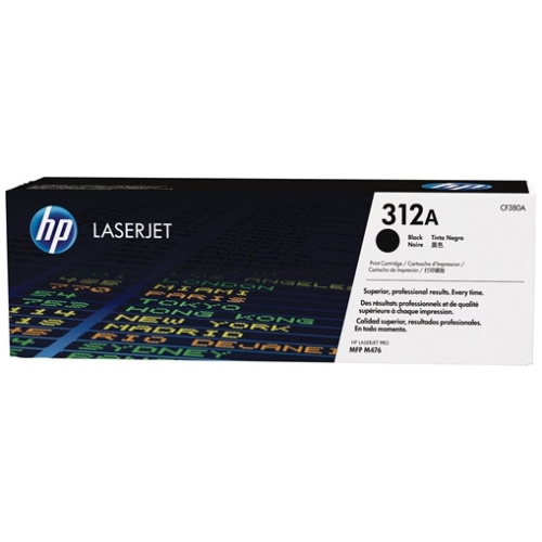HP CF380A #312A Black Toner Cartridge (2,400 Yield)