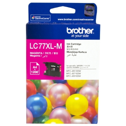Brother LC-77XLM Super High Yield Magenta Ink Cartridge