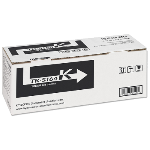 Kyocera TK-5164K Black Toner Kit (Yield: 16,000 pages @ ISO 19798)