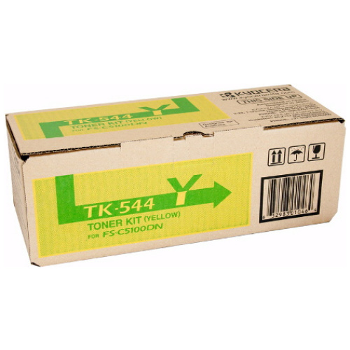 Kyocera TK-544Y Yellow Toner Kit for FS-C5100DN (4,000 Yield)
