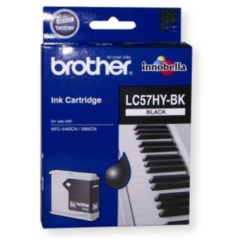 Brother LC-57BKHY High Yield Black Cartridge