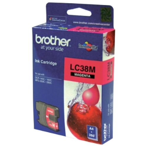 Brother LC-38M Magenta Ink Cartridge for DCP-145C/165C