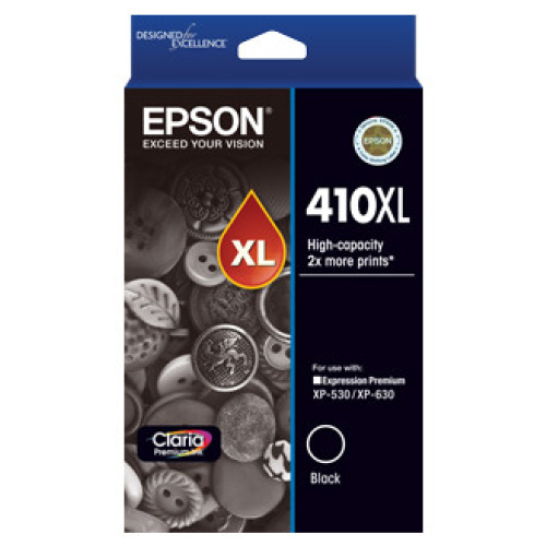 Epson C13T339192 High Capacity Black Ink Cartridge (yields up to 530 pages)