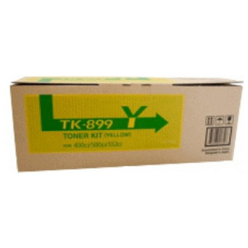 Kyocera TK-899Y Yellow Toner Kit (6,000 pages)