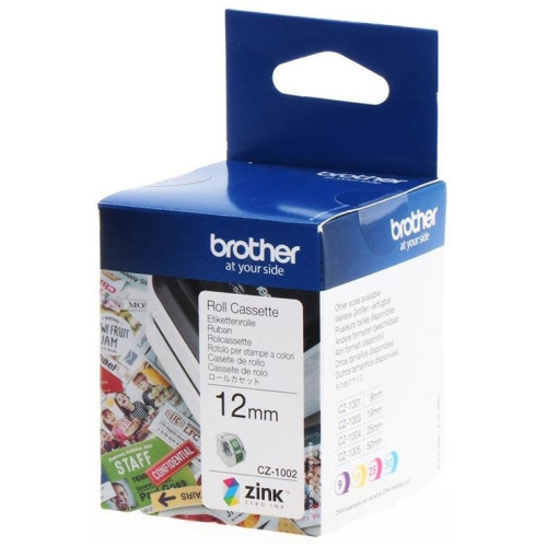 Brother CZ-1002 12mm Cassette Roll, 5m Length