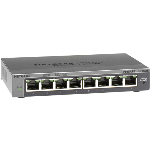 Netgear GS108E ProSafe Plus 8-port 10/100/1000 Switch