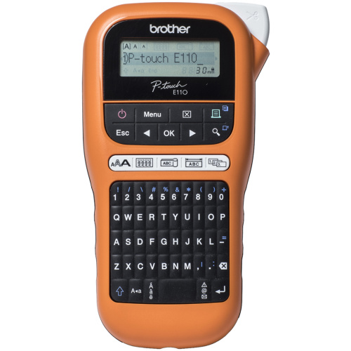 Brother  PT-E110VP Portable P-Touch Labeller, 3.5mm-12mm tapes