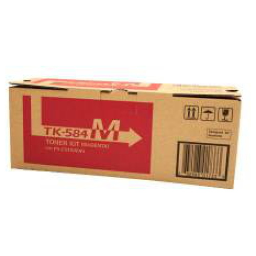 Kyocera TK-584M Magenta Toner Cartridge (2,800 Yield)