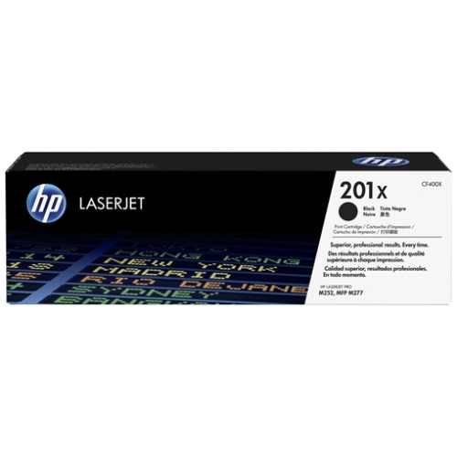 HP CF400X #201X High Yield Black Toner Cartridge (2,800 Yield)