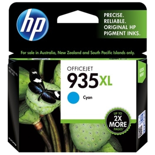 HP C2P24AA #935XL High Yield Cyan Ink Cartridge (825 page yield)