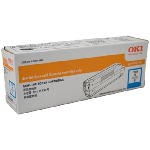 OKI 46507511 Cyan Toner Cartridge For C612; 6,000 Pages @ (ISO)