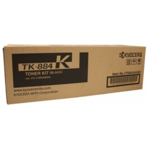 Kyocera TK-884K Black Toner Cartridge (25,000 Yield)