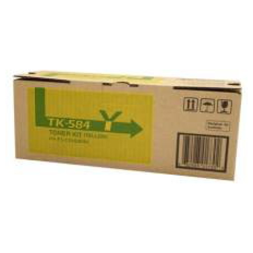 Kyocera TK-584Y Yellow Toner Cartridge (2,800 Yield)