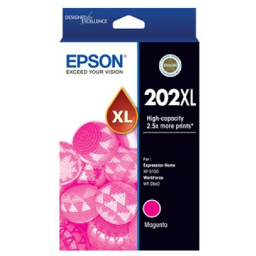 Epson C13T02P392 202XL Magenta XL Ink Cartridge, suits XP5100