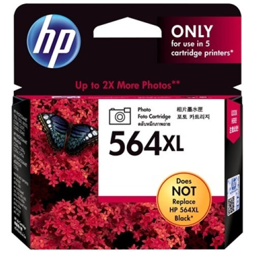 HP CB322WA #564XL High Yield Photo Black Ink Cartridge (290 page yield of 4x6)