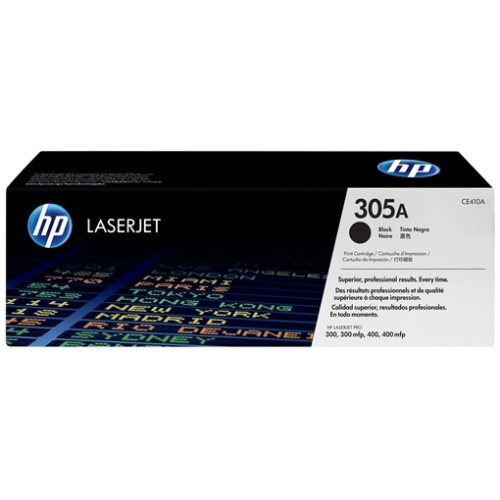 HP CE410A #305A Black Toner Cartridge (2,200 Yield)