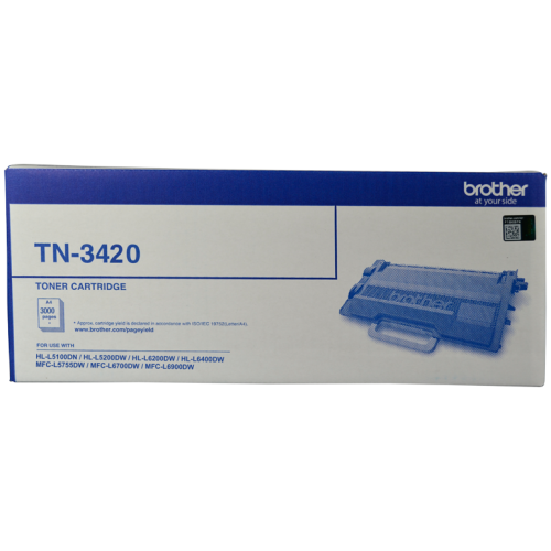 Brother TN-3420 Toner Cartridge, 3000 Yield