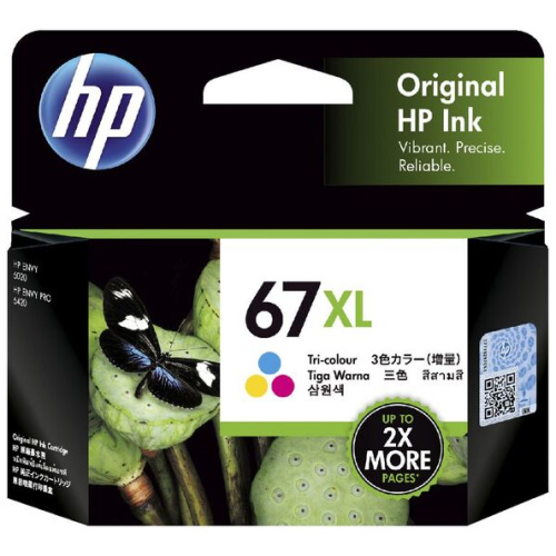 HP 37M58AA #67XL Tri Colour Ink Cartridge