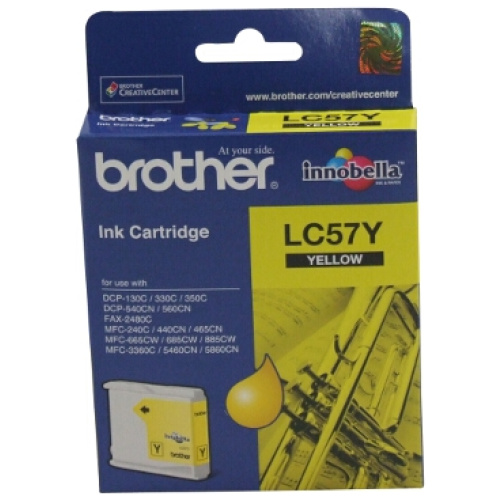 Brother LC-57Y Yellow Ink Cartridge