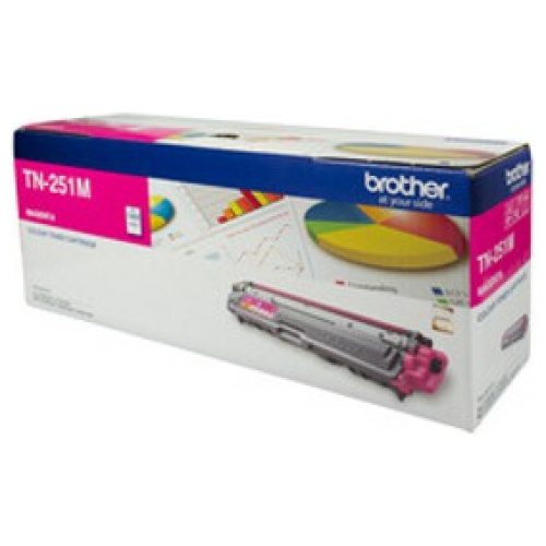 Brother TN-251M Magenta Toner Cartridge (1,400 Pages)