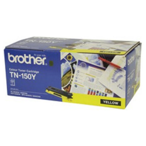 Brother TN-150Y Yellow Toner Cartridge (1500 Yield)