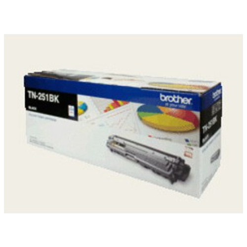 Brother TN-251BK Black Toner Cartridge (2,500 Pages)