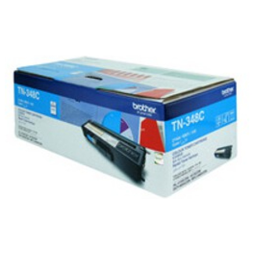 Brother TN-348C Cyan Toner Cartridge (6,000 Yield @ 5%)
