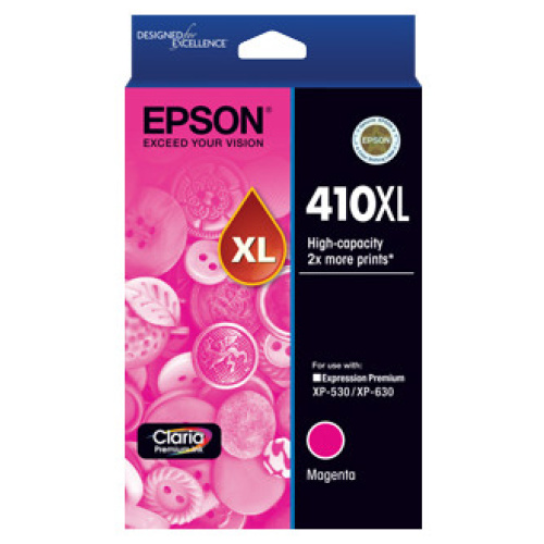 Epson C13T340392 High Capacity Magenta Ink Cartridge (Yields up to 650 pages)