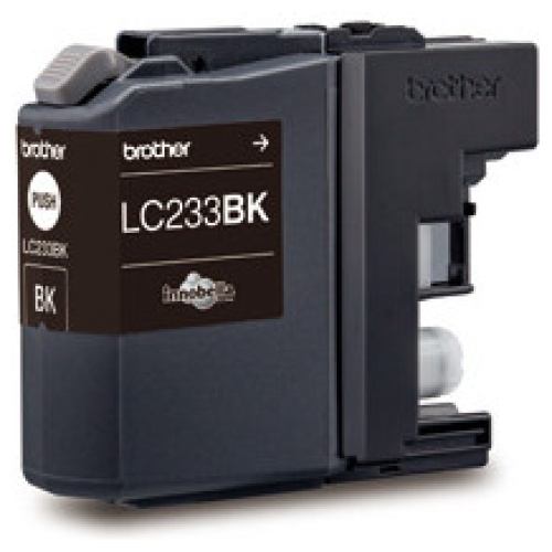 Brother LC-233BK Black Ink Cartridge (Yeild, up to 550 pages)