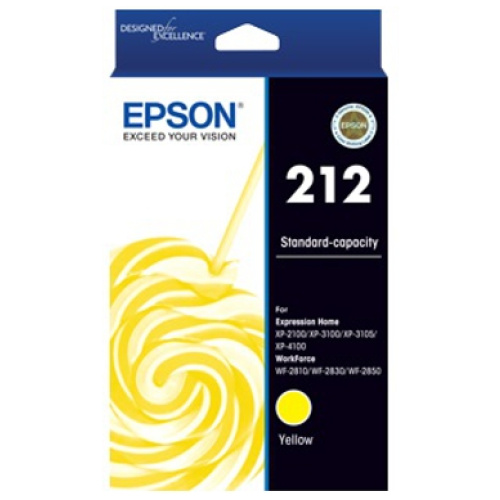 Epson C13T02R492 212 Standard Yellow Ink Cartridge