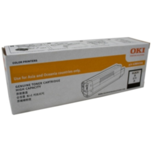 OKI 46490612 Black Toner Cartridge for C532dn/MC573dn (7,000 Yield @ ISO)