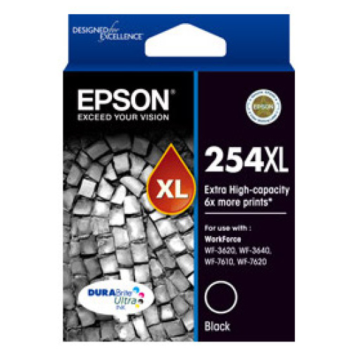 Epson C13T254192 254XL Extra High Capacity Black Ink Cart