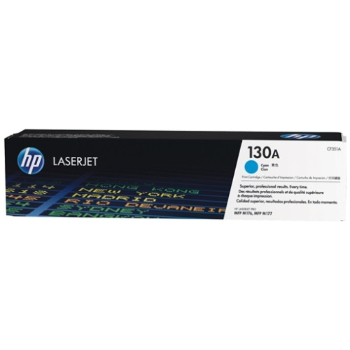 HP CF351A #130A Cyan Toner Cartridge (1,000 Yield)