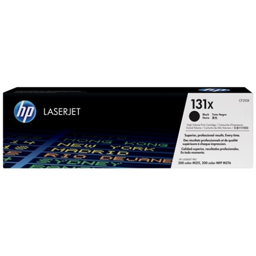HP CF210X #131X High Yield Black Toner Cartridge (2,400 Yield)