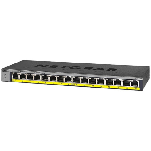 Netgear GS116PP 16 Port POE/POE+ Unmanaged Switch