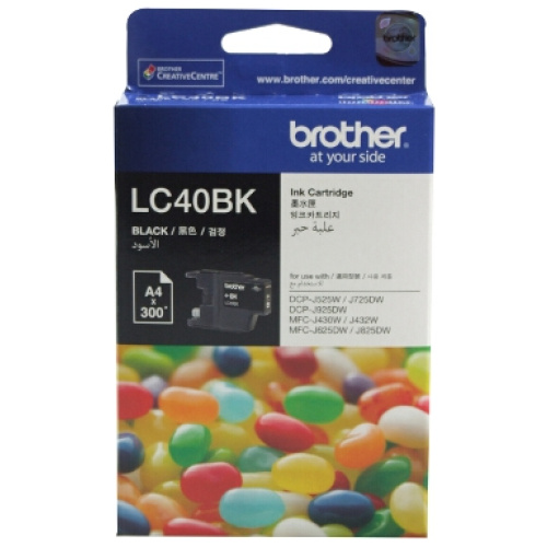 Brother LC-40BK Black Ink Cartridge