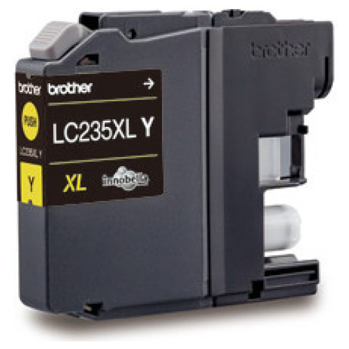 Brother LC-235XLY Yellow Ink Cartridge (Yield, up to 1,200 pages)