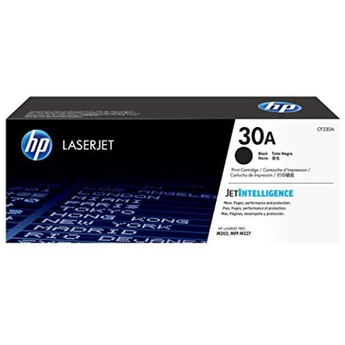 HP CF230A #30A Black Toner Catridge (1,600 Yield)