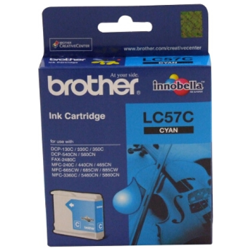 Brother LC-57C Cyan Ink Cartridge