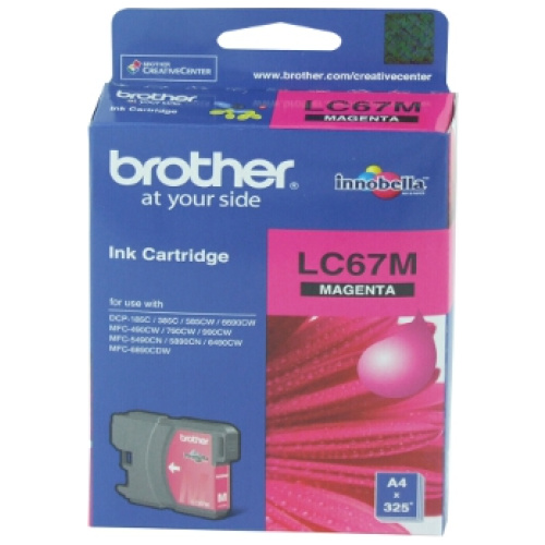 Brother LC-67M Magenta Ink Cartridge for DCP-385C