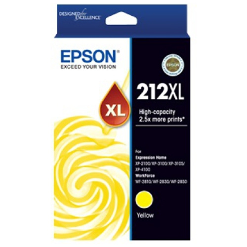 Epson C13T02X492 212XL Standard Yellow XL Ink Cartridge