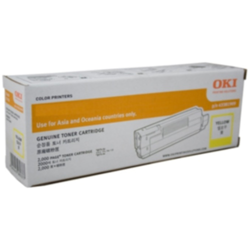 OKI 46507609 Yellow Toner Cartridge For C712n; 11,500 Pages(ISO)