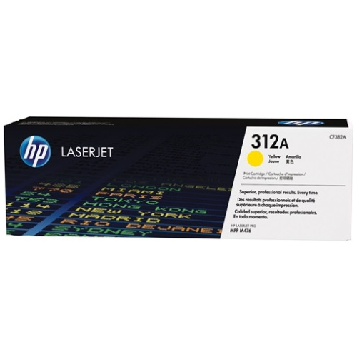 HP CF382A #312A Yellow Toner Cartridge (2,700 Yield)