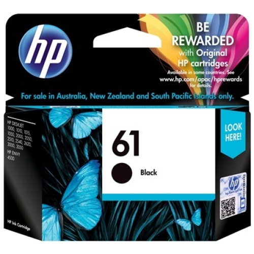 HP CH561WA #61 Black Ink Cartridge (190 page yield)