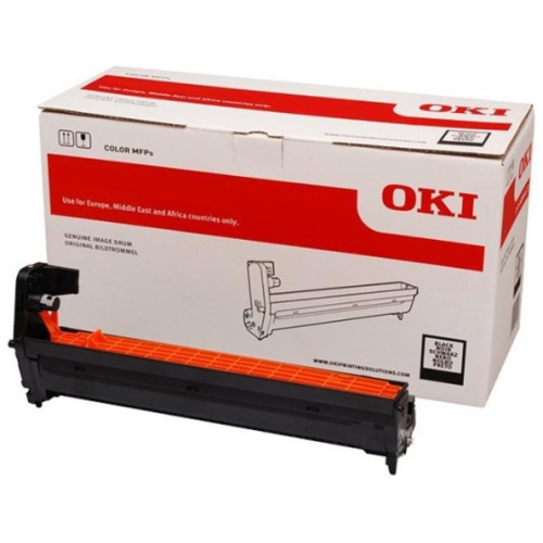 OKI 46484112 Black Image Drum For C532dn/MC573dn; 30,000 Pages @ 3 page per job