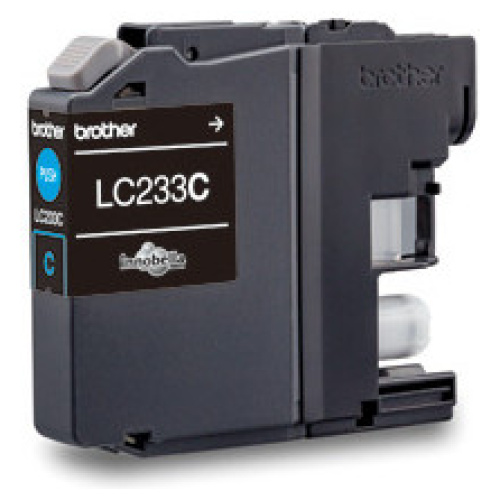 Brother LC-233C Cyan Ink Cartridge (Yield, up to 550 pages)