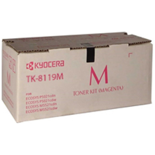 Kyocera TK-8119M Magenta Toner Cartridge (6,000 pages)